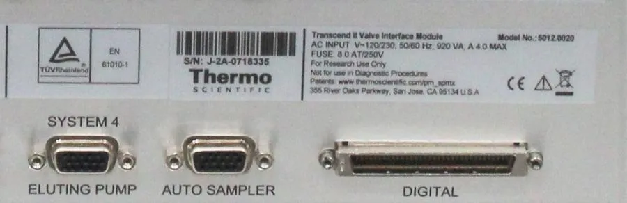 Thermo Scientific Transcend ll VIM device CLEARANCE! As-Is