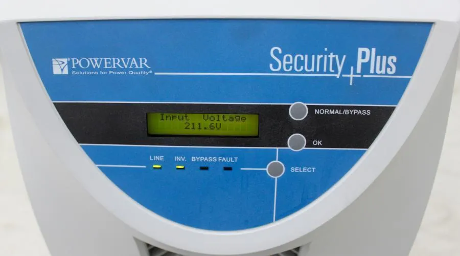 Powervar Security Plus Model: ABCDEF5200-22
