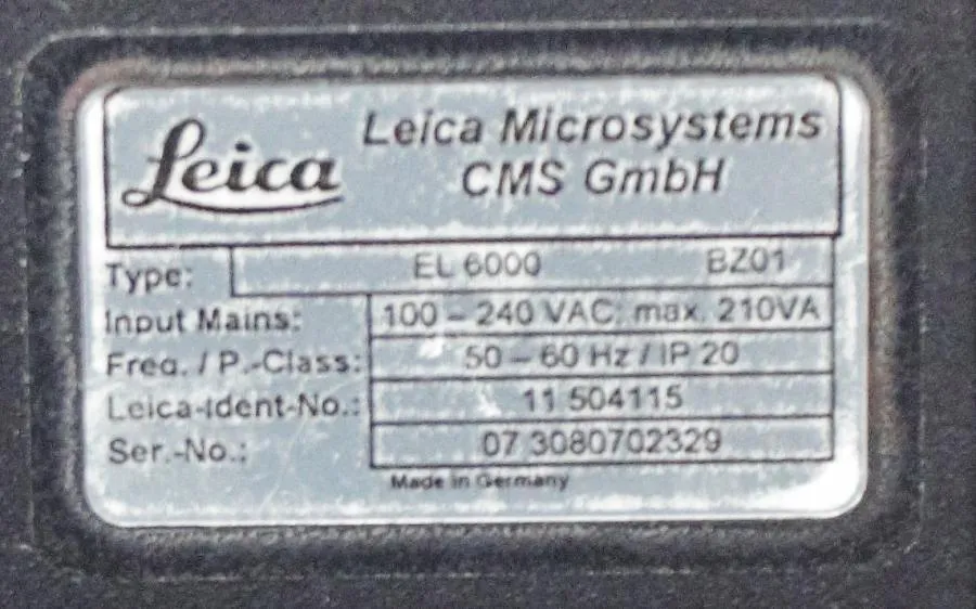 Leica EL6000 External Light Source CLEARANCE! As-Is