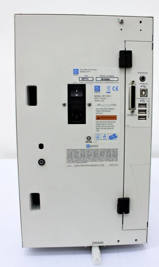DIONEX ICS-3000 Dual Pump Model DP-1 SP-1 CLEARANCE! As-Is