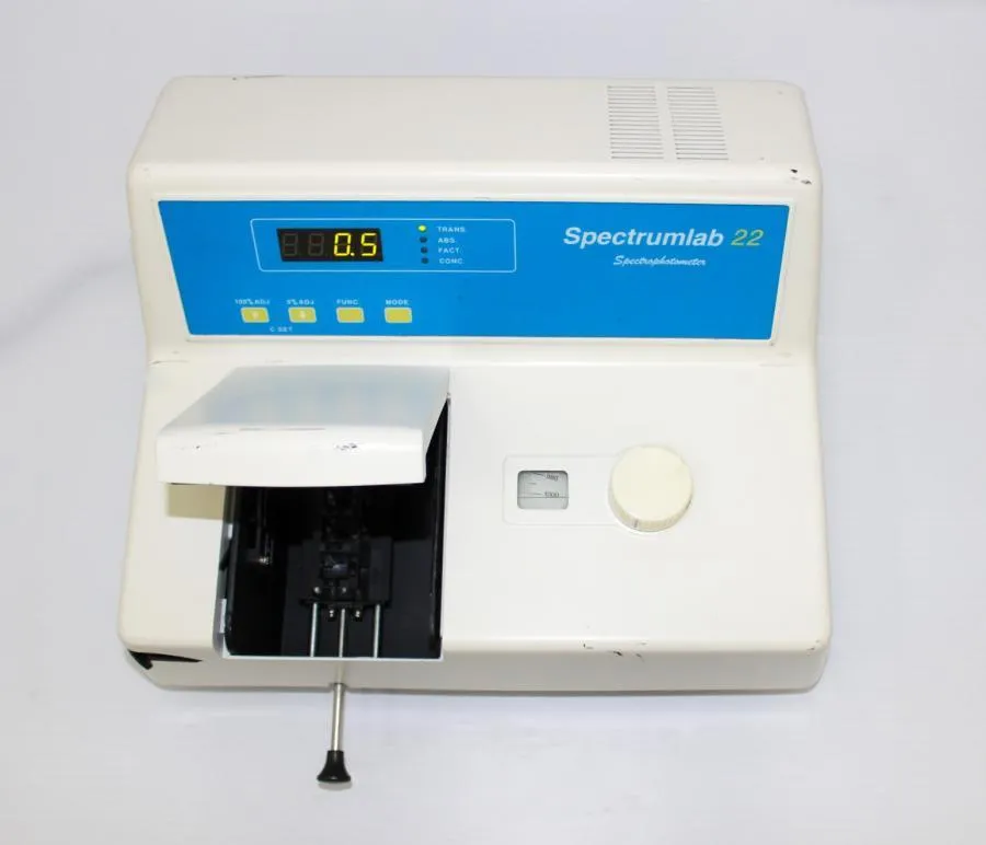 Spectrumlab 22 Visible  Spectrophotometer
