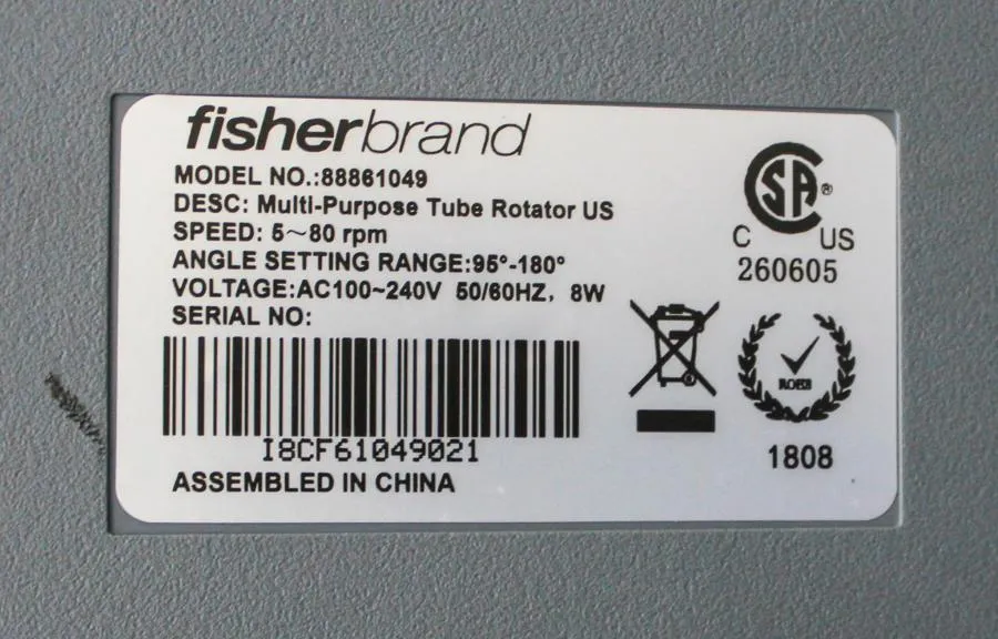 Fisherbrand 88861049 Multi-Purpose Tube Rotator US