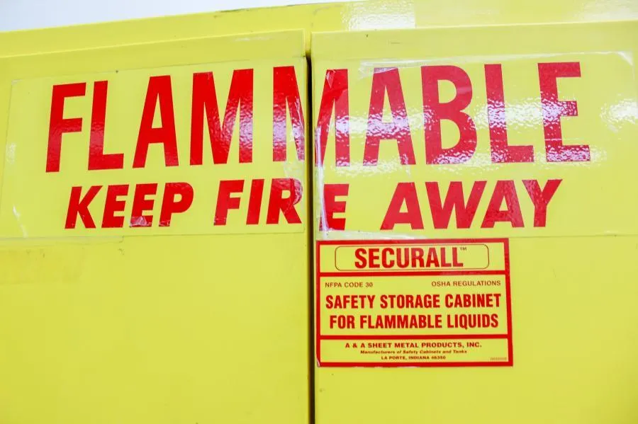 Securall 60 Gal Safety Storage Cabinet For Flammable Liquids