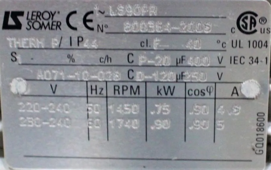 Edwards E2M28 - Dual  Stage High Capacity Vacuum Pump