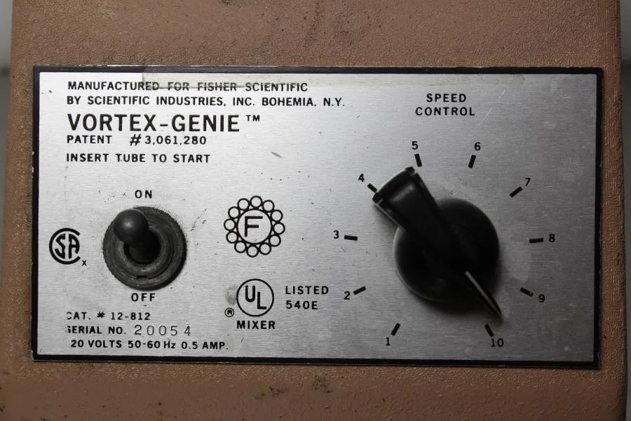 Fisher Scientific Vortex-Genie 12-812