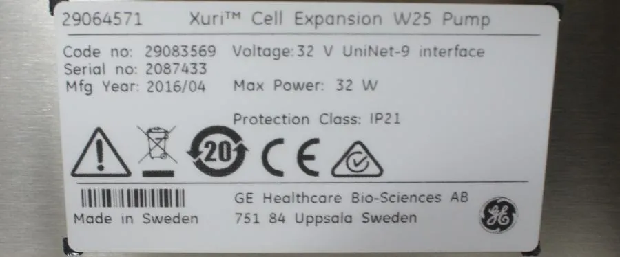GE Healthcare 29-0645-68 Xuri Cell Expansion System W25
