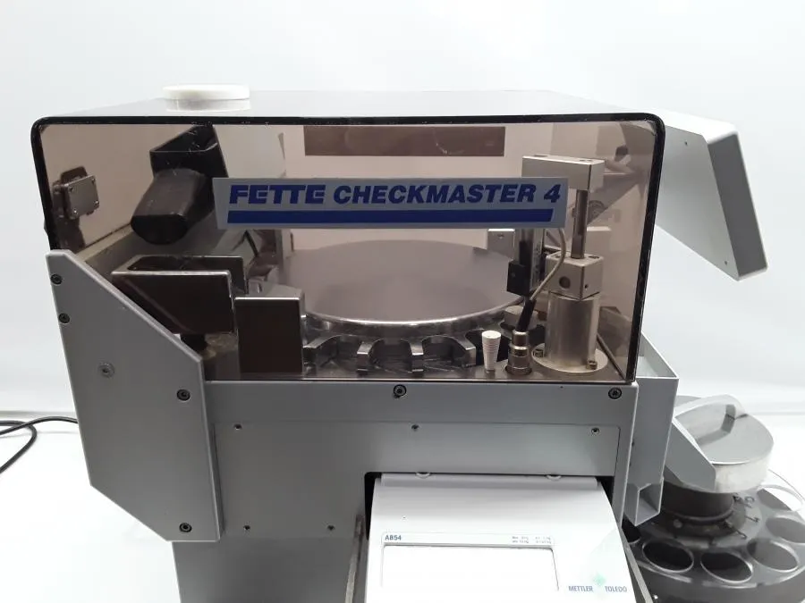 Fette Checkmaster 4 Tablet Tester w/ Mettler Toldeo AB54 Scale