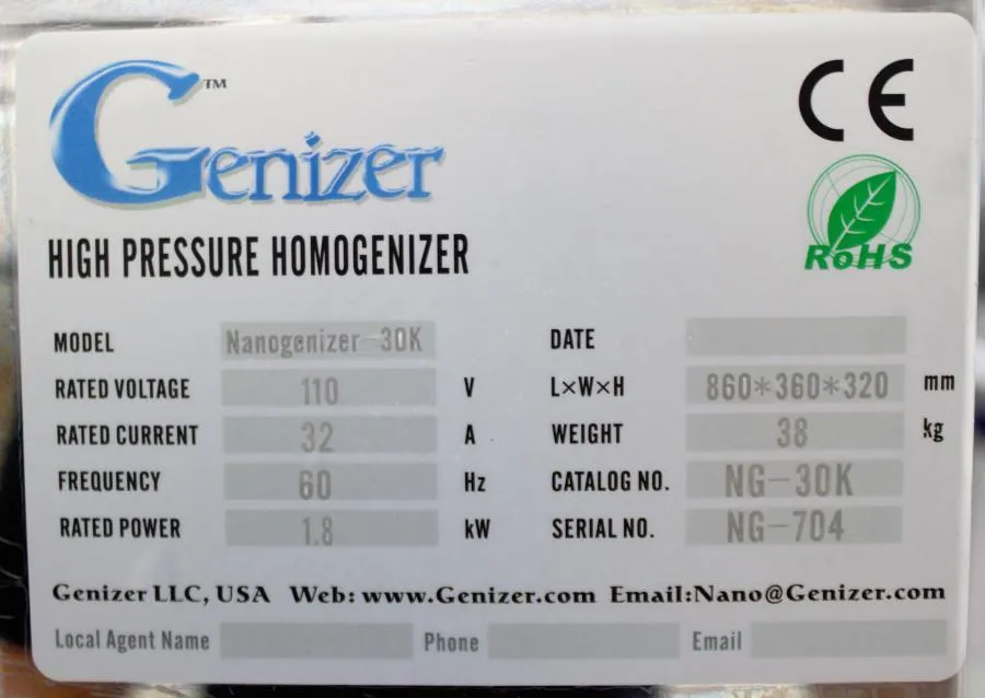 High Pressure Homogenizer-30
