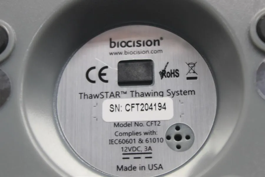 Biocision ThawSTAR -Thawing CFT2 CLEARANCE! As-Is