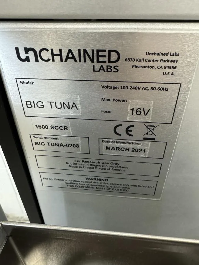 Unchained Labs Big Tuna Automated Buffer Exchange Solution