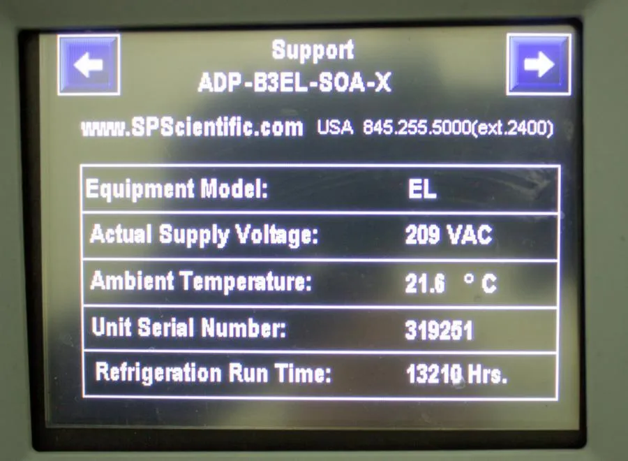 SP VirTis Advantage Pro Freeze Dryer ADP-B3EL-EVA-X