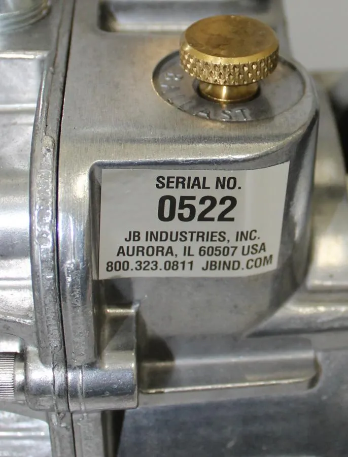 JB Platinum DV-85N, 3CFM vacuum Pump Model: C55JXKPK-5060