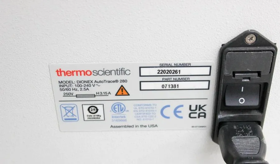 Thermo Scientific Dionex AutoTrace 280 Solid-Phase Extraction Instrument 071381