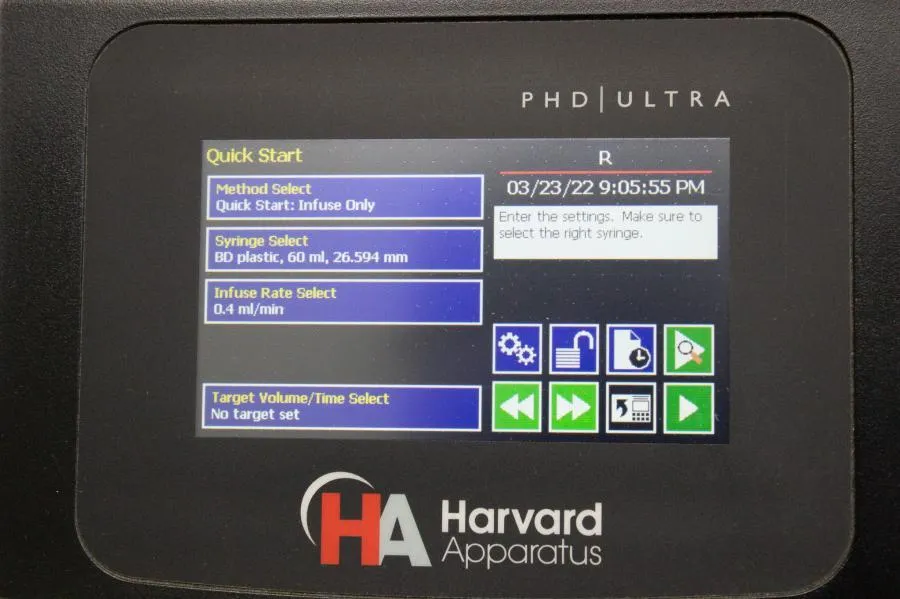 Harvard Apparatus Standard Infuse/Withdraw PHD ULTRA Syringe Pump 70-3007