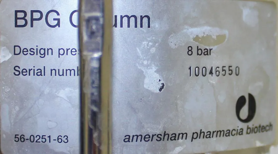 Amersham Pharmacia/Schott 3.5L BPG Chromatography Column 100/500mm