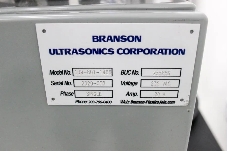 Branson Custom Housing for Actuator AED 1.5 2000X Ultrasonic Welder 109-801-1466