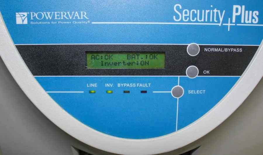 Powervar  - Security Plus Model: ABCDEF4000-22!