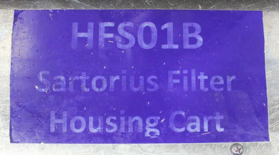 Sartorius Filter Housing HU53U7TW40U0S CLEARANCE! As-Is