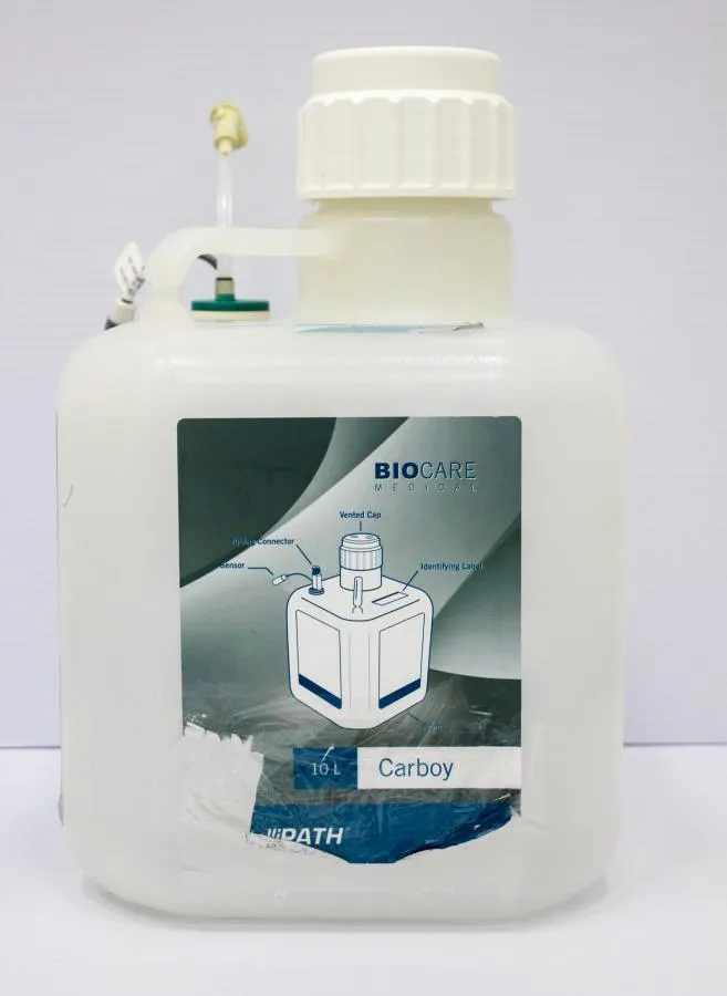 Biocare Medical Waste Carboy Assy, Buffer 2, 10L  w/ Tubing and Float Sensor