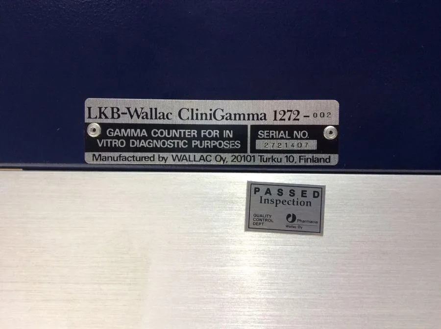 LKB Wallac 1272 CliniGamma Automatic Gamma Count CLEARANCE! As-Is