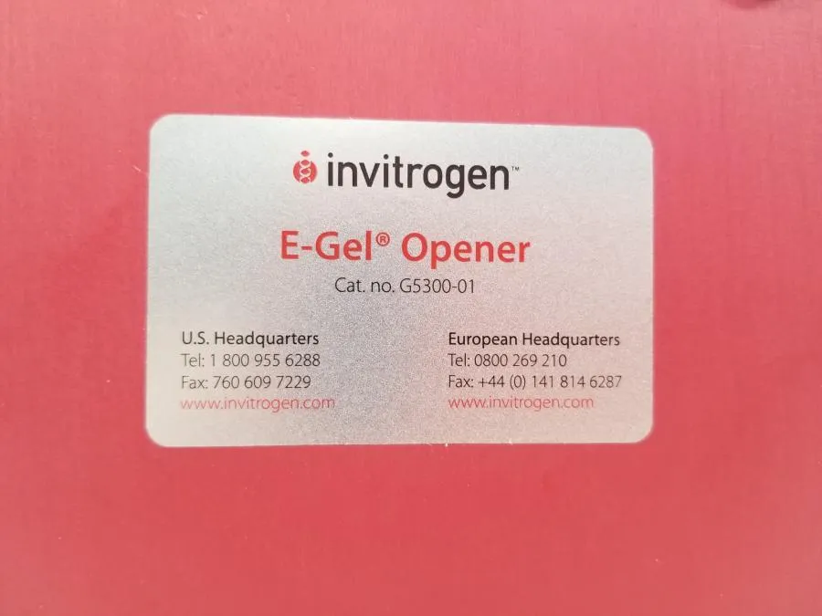 Invitrogen Electrophoresis E-Gel Opener G5300-01