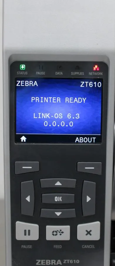ZEBRA ZT610 Industrial Label printer with Accessor CLEARANCE! As-Is
