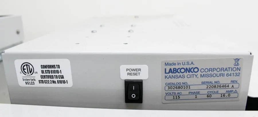 Labconco 6 Foot, Purifier Logic+ Class II A2 Biological Safety Cabinet 302680101