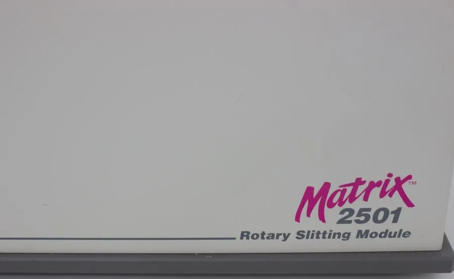 Matrix 2501 Rotary Slitting Module