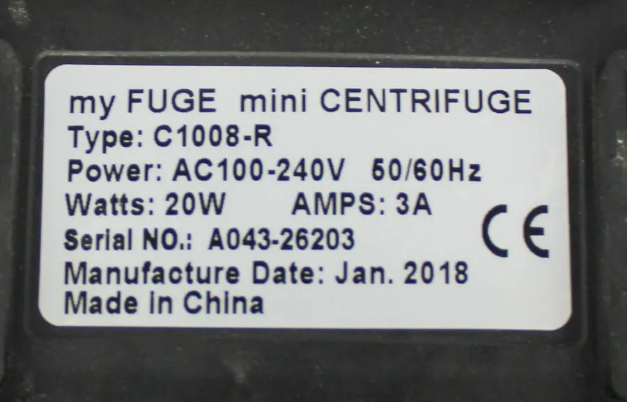 Ward's Science my Fuge mini Centrifuge C1008-R