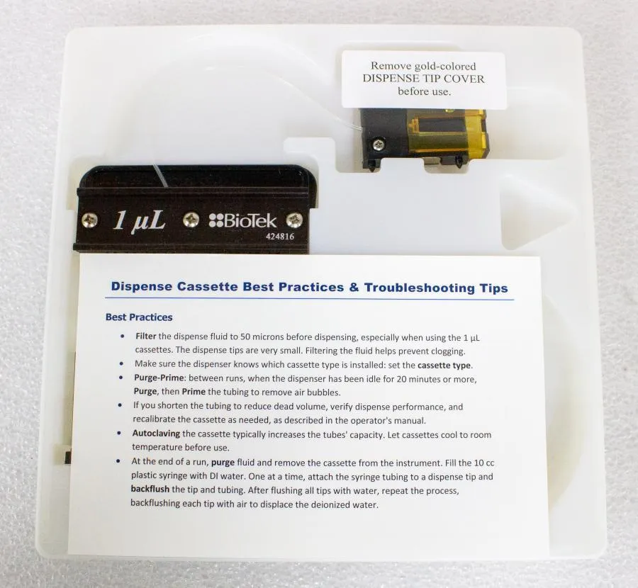 BioTek uL Rad Cassette for MultiFlo FX Dispenser CLEARANCE! As-Is