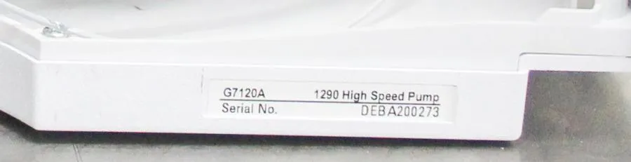 Agilent 1290 Infinity II High Speed Pump G7120A