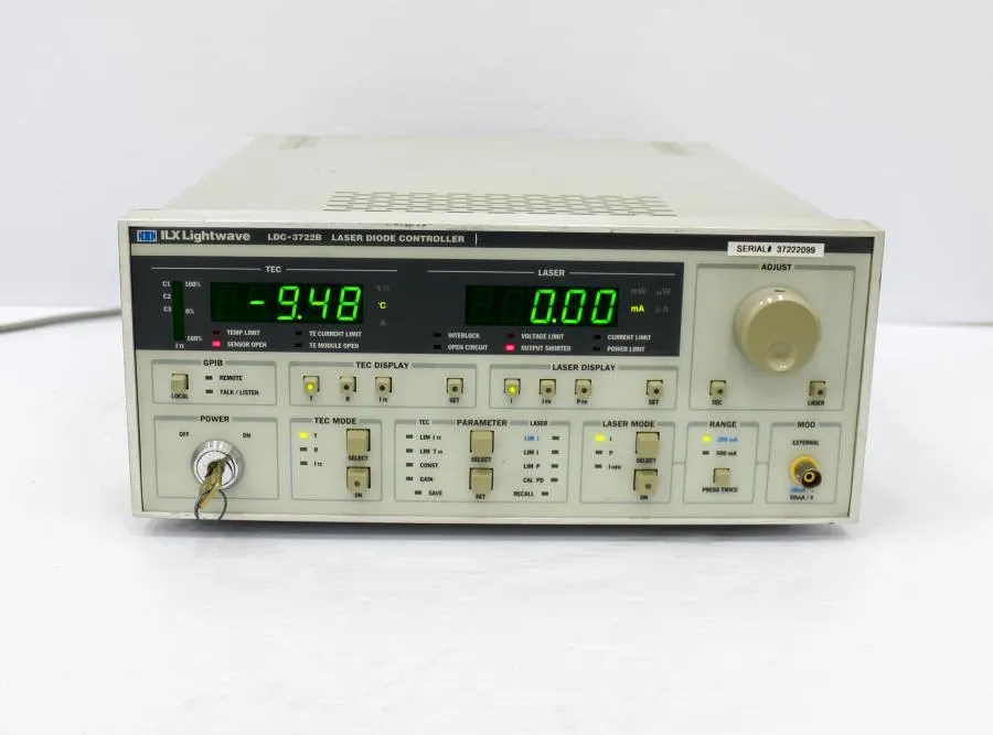 ILX Light wave Laser Diode Controller  LDC -3722B