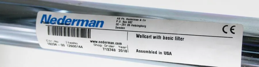Nederman Modular Filter System Fan N27 with Wallcart