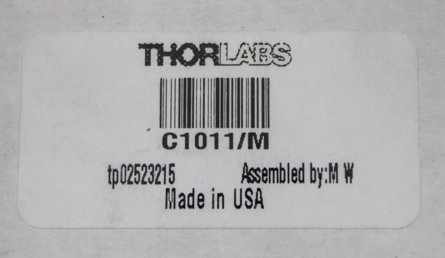 Misc. Box with ThorLabs accessories