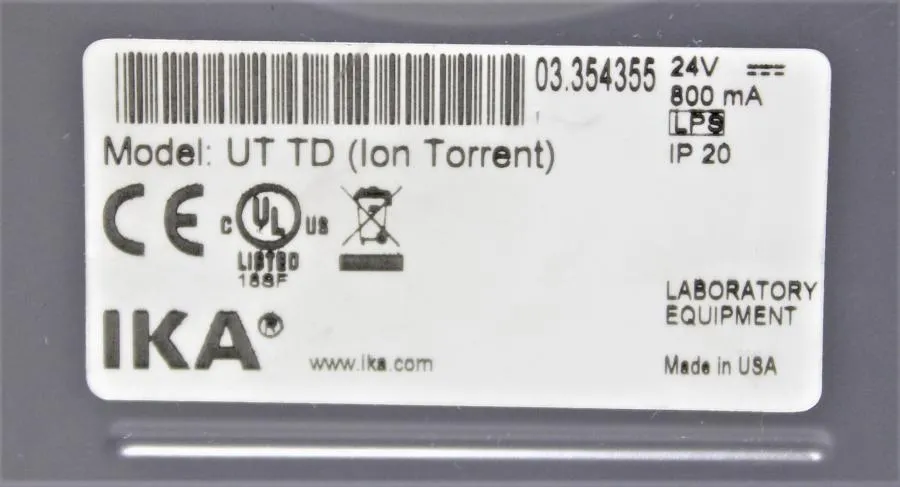 Ultra-Turrax  Drive UT TD 1100 rpm