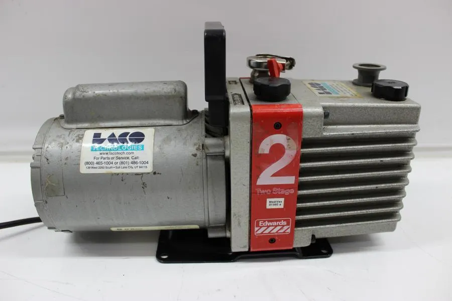 Edwards 2 Stage E2M2 Rotary Vane Dual Stage Mechanical Vacuum Pump