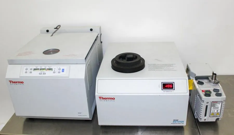Thermo Scientific - Savant SpeedVac Concentrator w/ RVT4104 & VLP120 VacPump