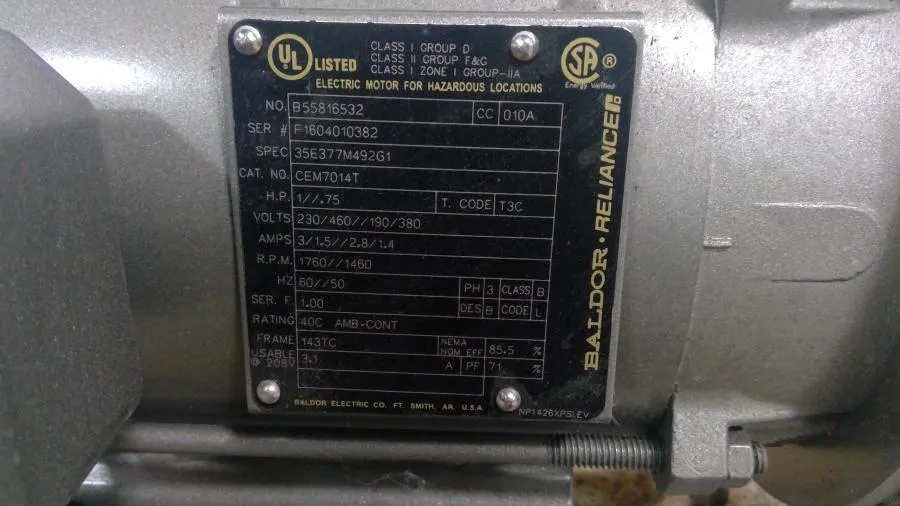 SPX Centrifugal Pump Model W+ 50/8