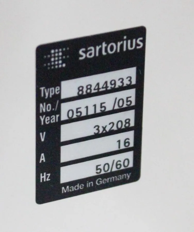 Sartorius Biostat C, Bioreactor Fermentation System 8844933 with ES12