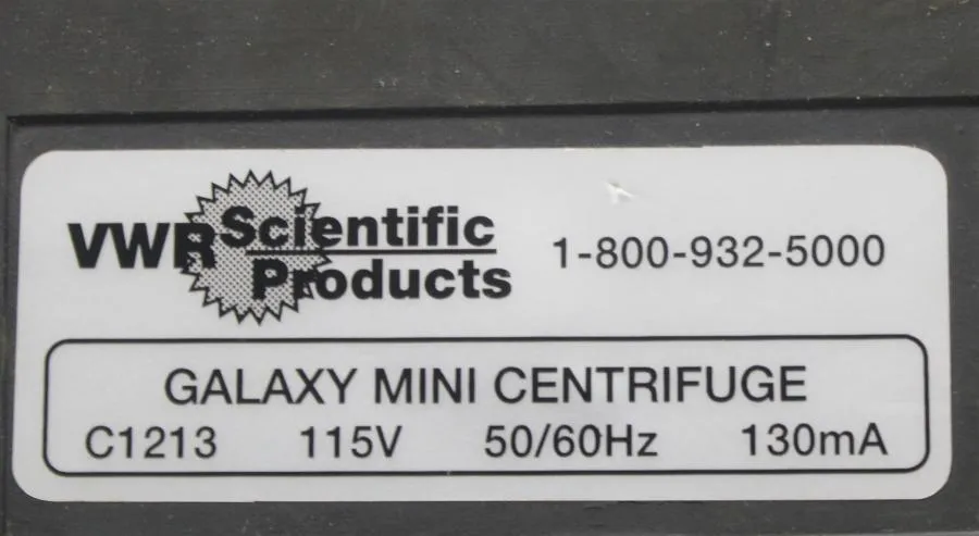 VWR Galaxy Mini Centrifuge C1213 unit