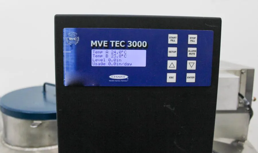 MVE XLC 810HECryogenics Liquid Nitrogen Storage System with TEC 3000