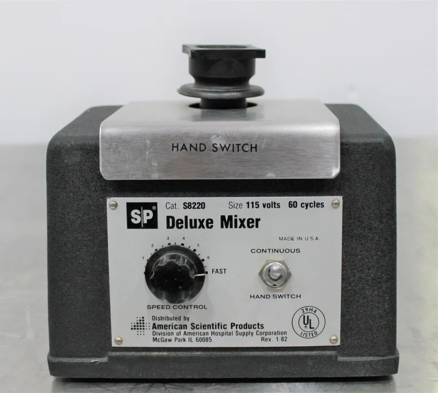 Scientific Products S8220 Deluxe Mixer