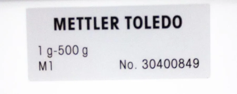 Mettler Toledo 1g-500g Weight set 1g-500g M1 PL C E