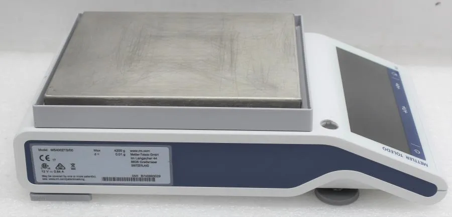 Mettler Toledo MS4002TS/00 Precision Balance Scale CLEARANCE! As-Is