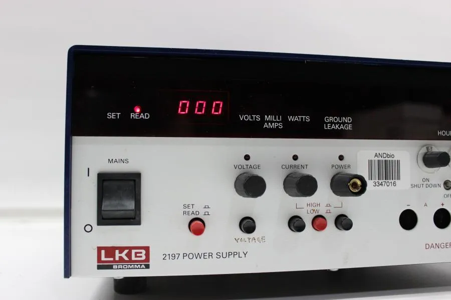 LKB Bromma 2197 Electrofusing Constant Power Supply
