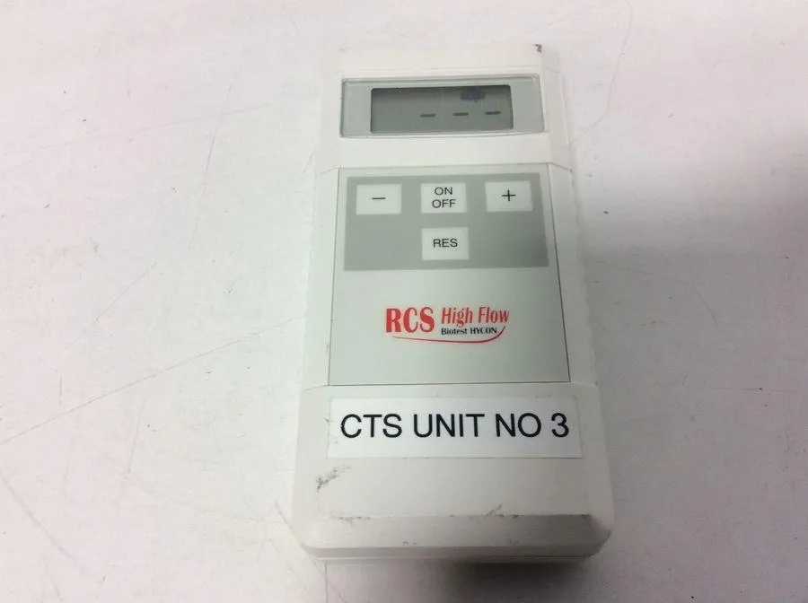 Biotest HYCON Air Sampler RCS High Flow CLEARANCE! As-Is