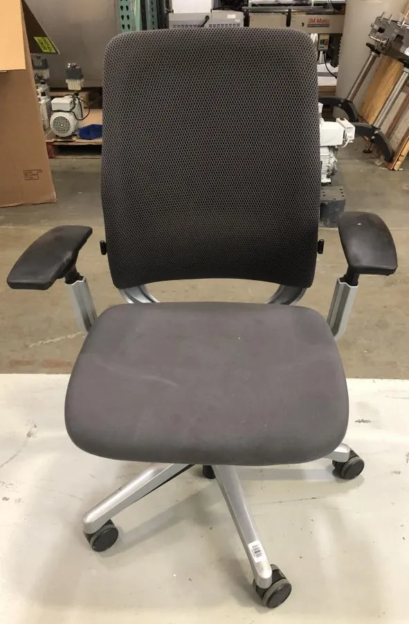 Silver and Grey Office Chair