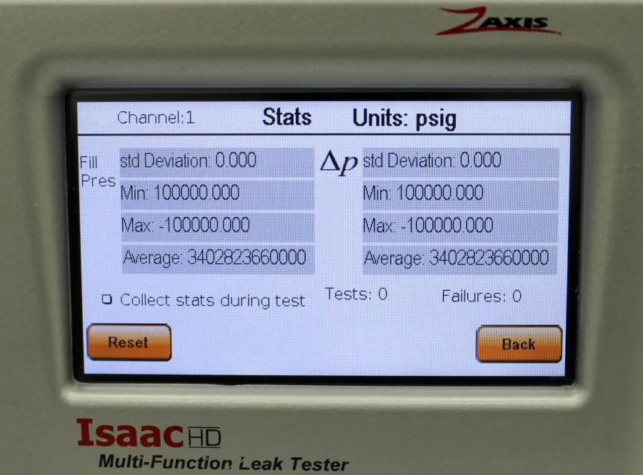 Zaxis Multi-Function Leak Tester Model Issac-HD-PD