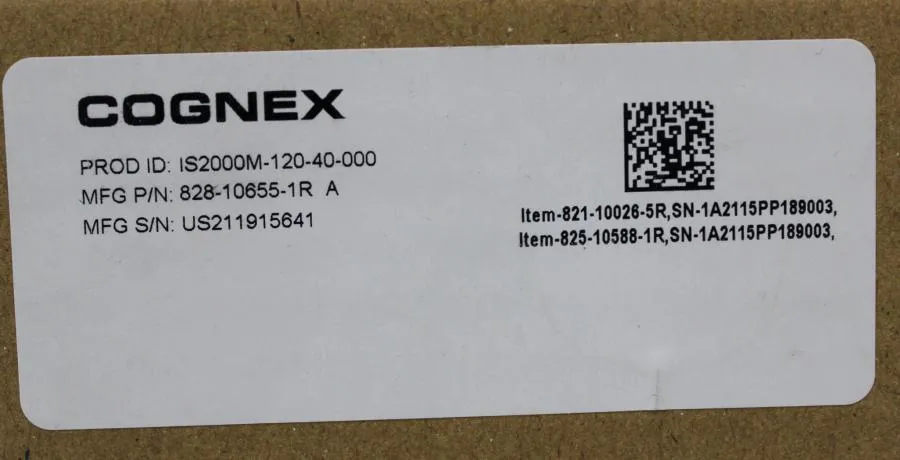 COGNEX IS2000M-120-40-000 Kits Box of miscellaneous and parts