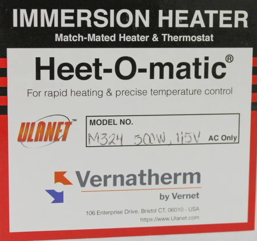 ULANET M324 Immersion Heater and Thermostat